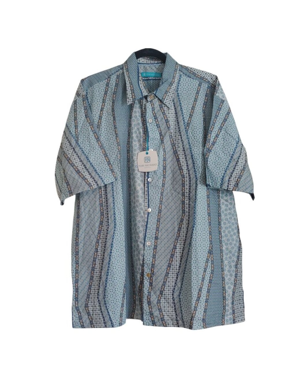 Tori Richard Hawaiian Shirt Mens Tropical Aloha Resort Vacation Short Sleeve